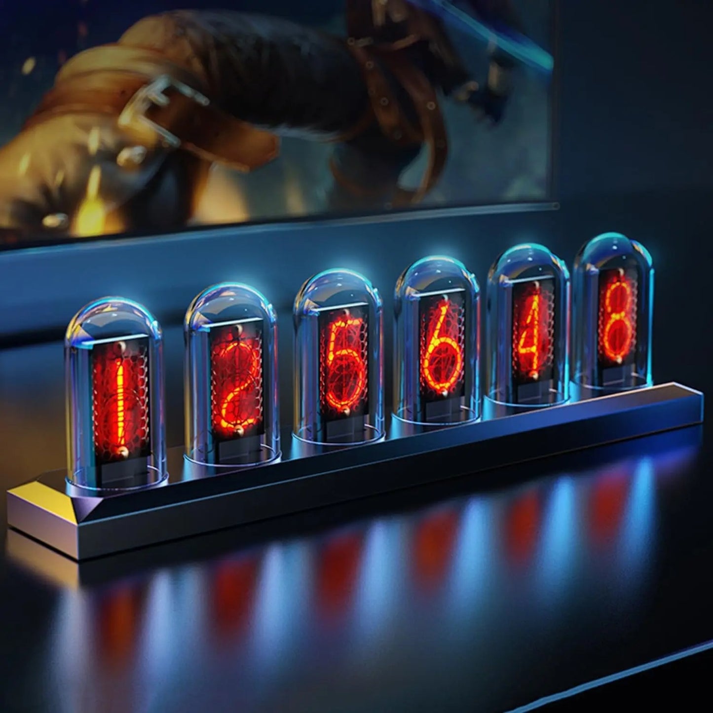 RGB Nixie Tube Clock DIY Digital Retro-Style